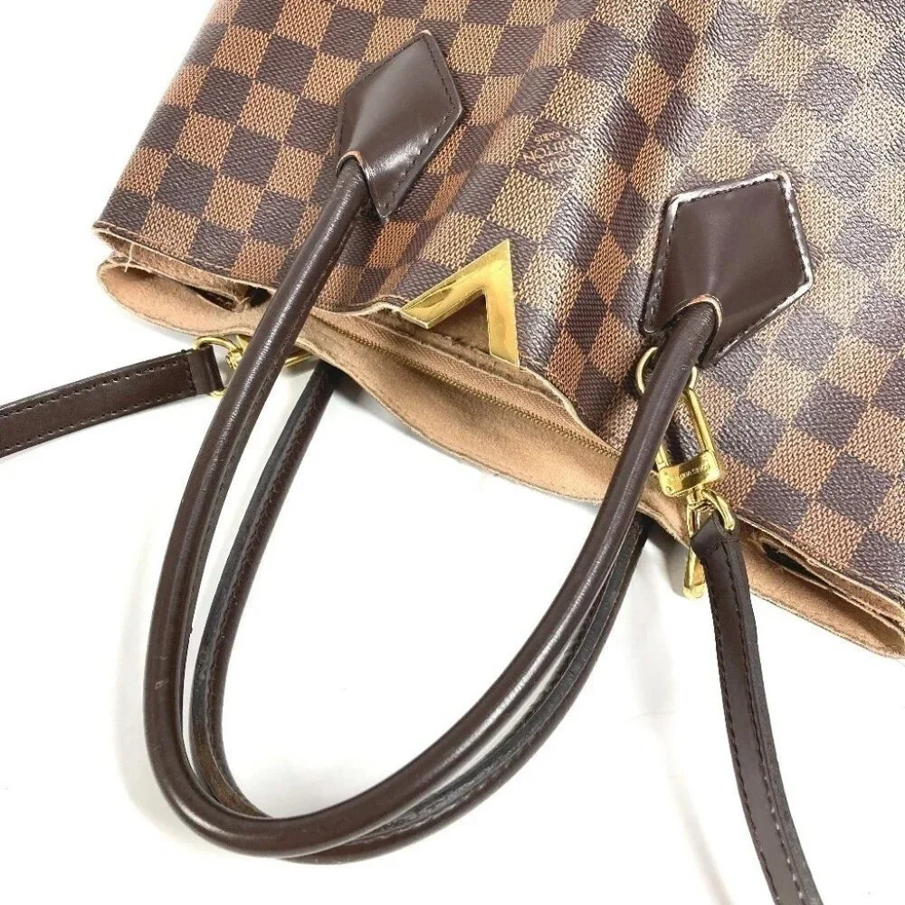 LOUIS VUITTON N41435 Damier Kensington Handbag Shoulder Bag Tote Bag